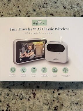 Tiny Traveler Ai Classic Wireless HD Portable Baby Monitor NEW IN BOX SEALED